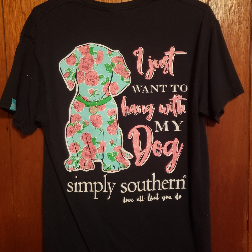 Navy blue simply southern tshirt